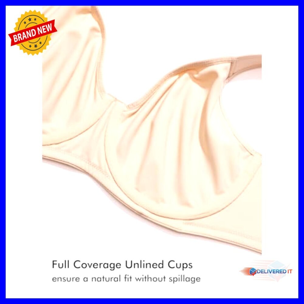 Plus Size Full Coverage Underwire Bra Seamless Un… - image 3